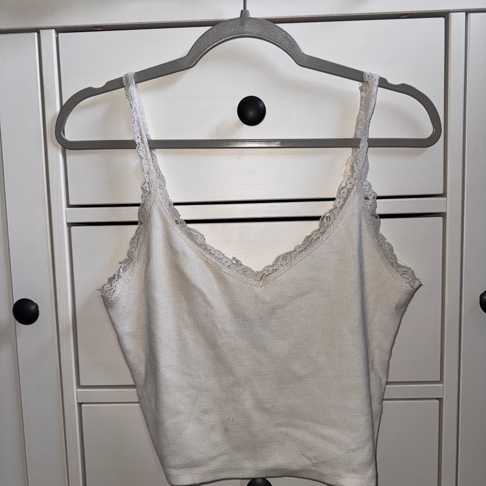 Forever 21 Cream Lace Camisole
